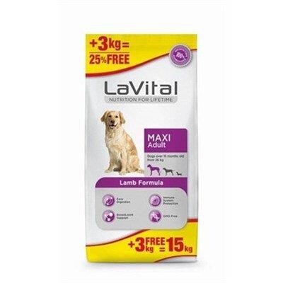 Lavital Kuzu Etli Büyük Irk Yetişkin Köpek Maması 12 KG + 3 KG | SRC: Barcode: 8014556127335